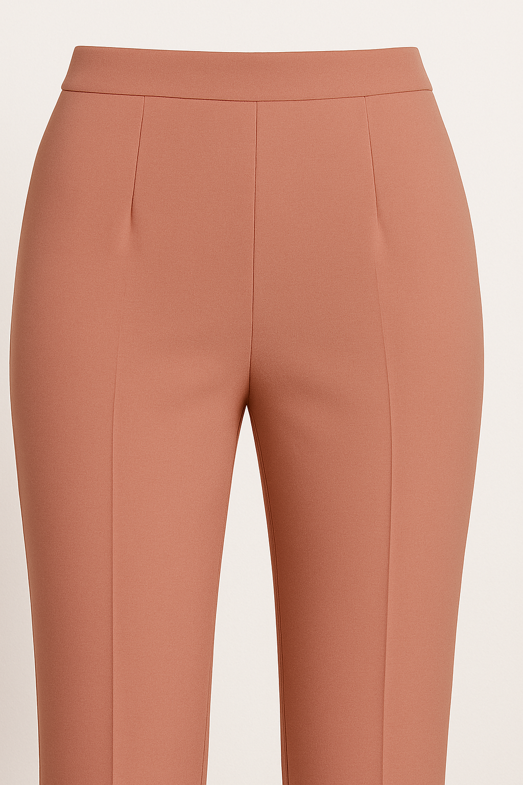 PANTALON DAMA FORMAL PALO DE ROSA PINZAS GABARDINA PREMIUM BOLSILLOS LATERALES Y TRASEROS