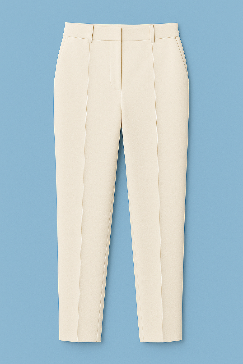 PANTALON DE DAMA FORMAL CON ABERTURA DE TOBILLO BOLSILLOS LATERALES Y TRASEROS