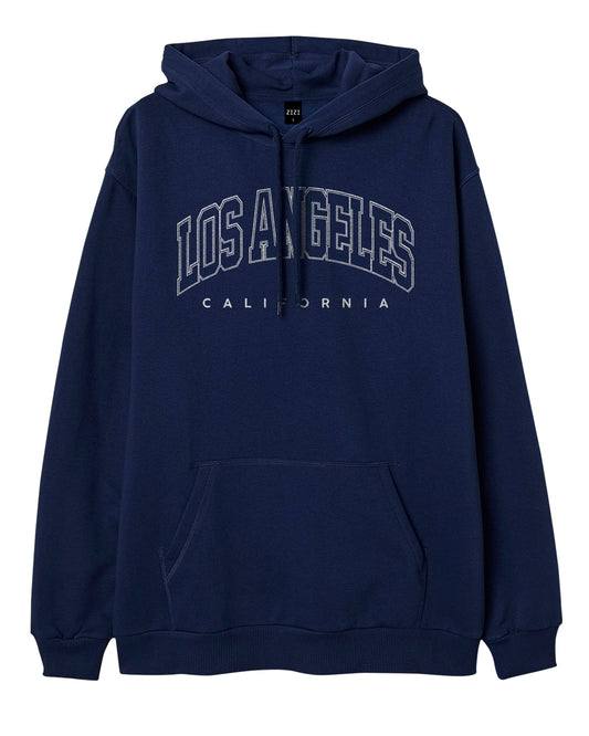 HOODIE AZUL MARIN LOS ANGELES