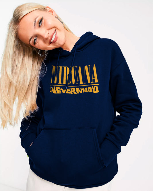 HOODIE AZUL MARIN NIRVANA