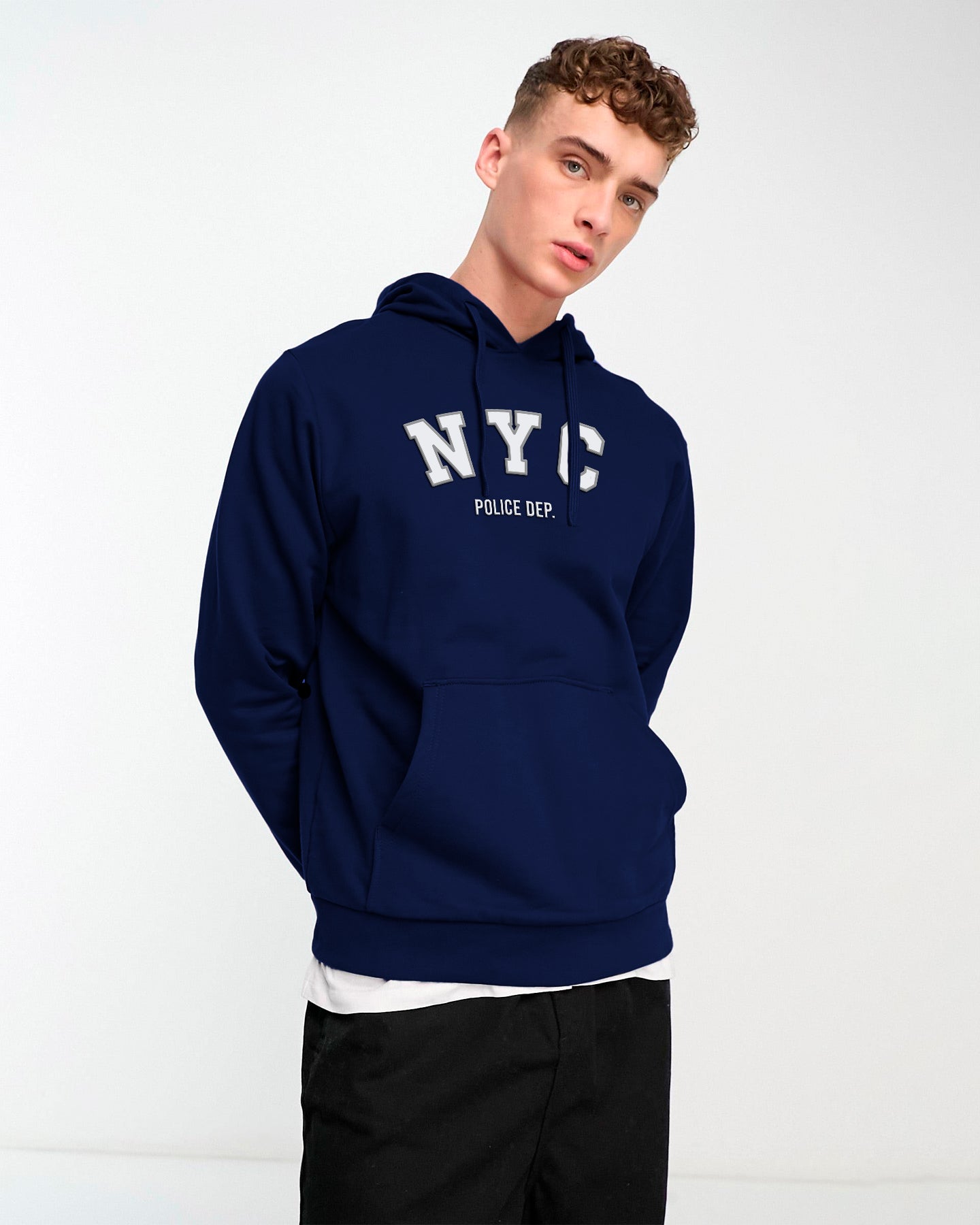 HOODIE AZUL MARIN NYC POLICE