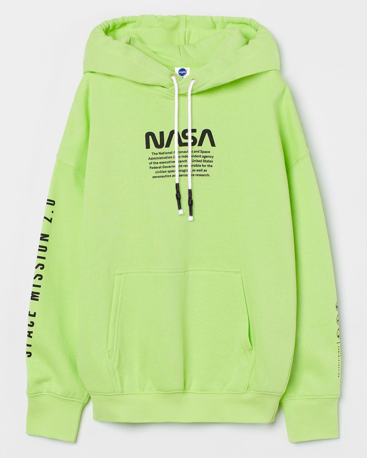 HOODIE NASA NEÓN