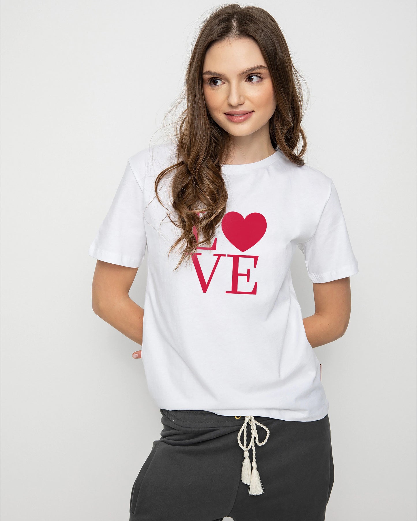 CAMISETA BLANCA LOVE