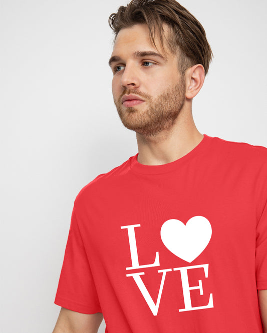 CAMISETA ROJA LOVE