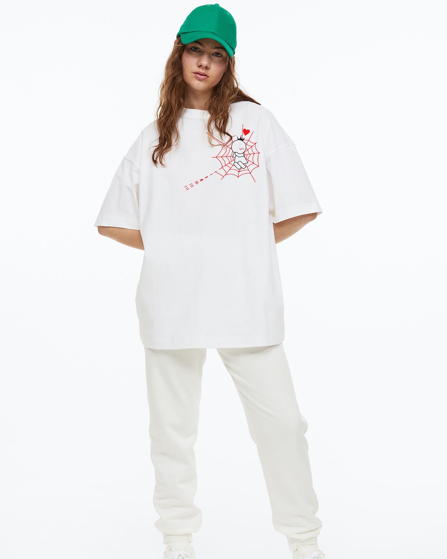 CAMISETA BLANCA SPIDERMAN