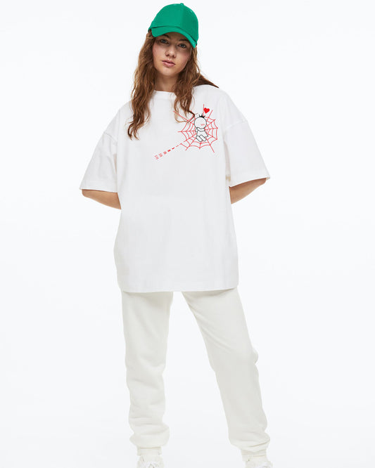 CAMISETA BLANCA SPIDERMAN