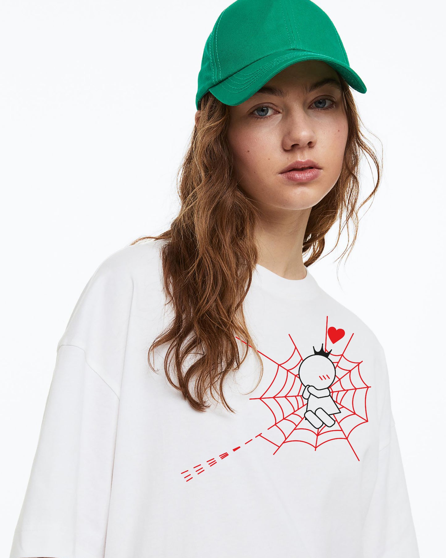 CAMISETA BLANCA SPIDERMAN