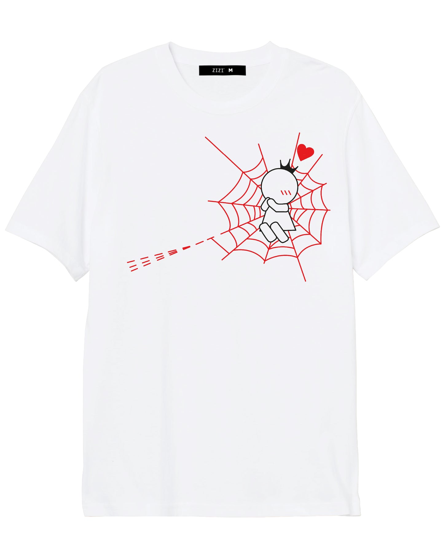 CAMISETA BLANCA TELARAÑA