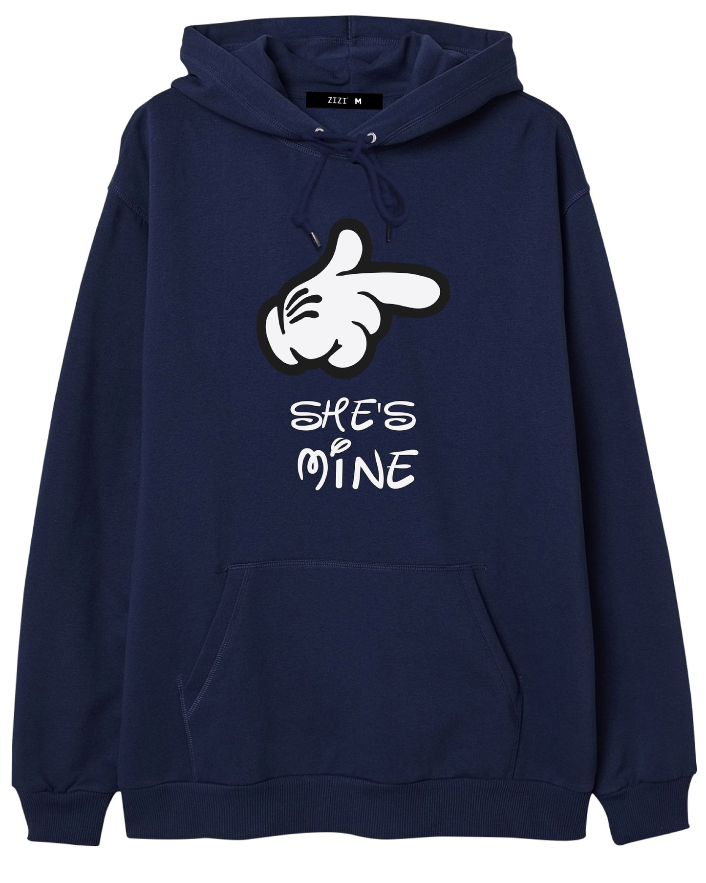 HOODIE AZUL SHE IS MINE