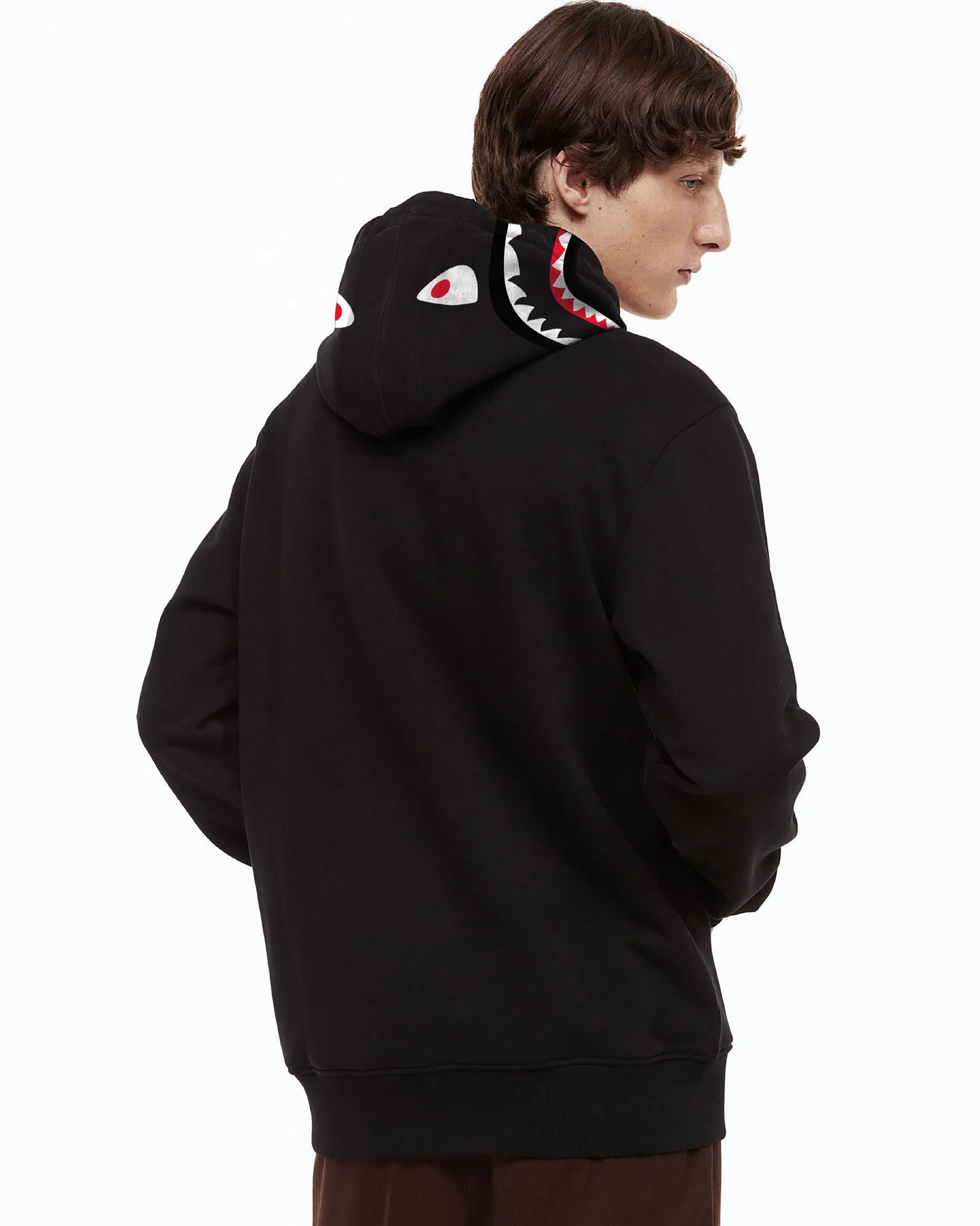 HOODIE BÁSICO NEGRO BAPE