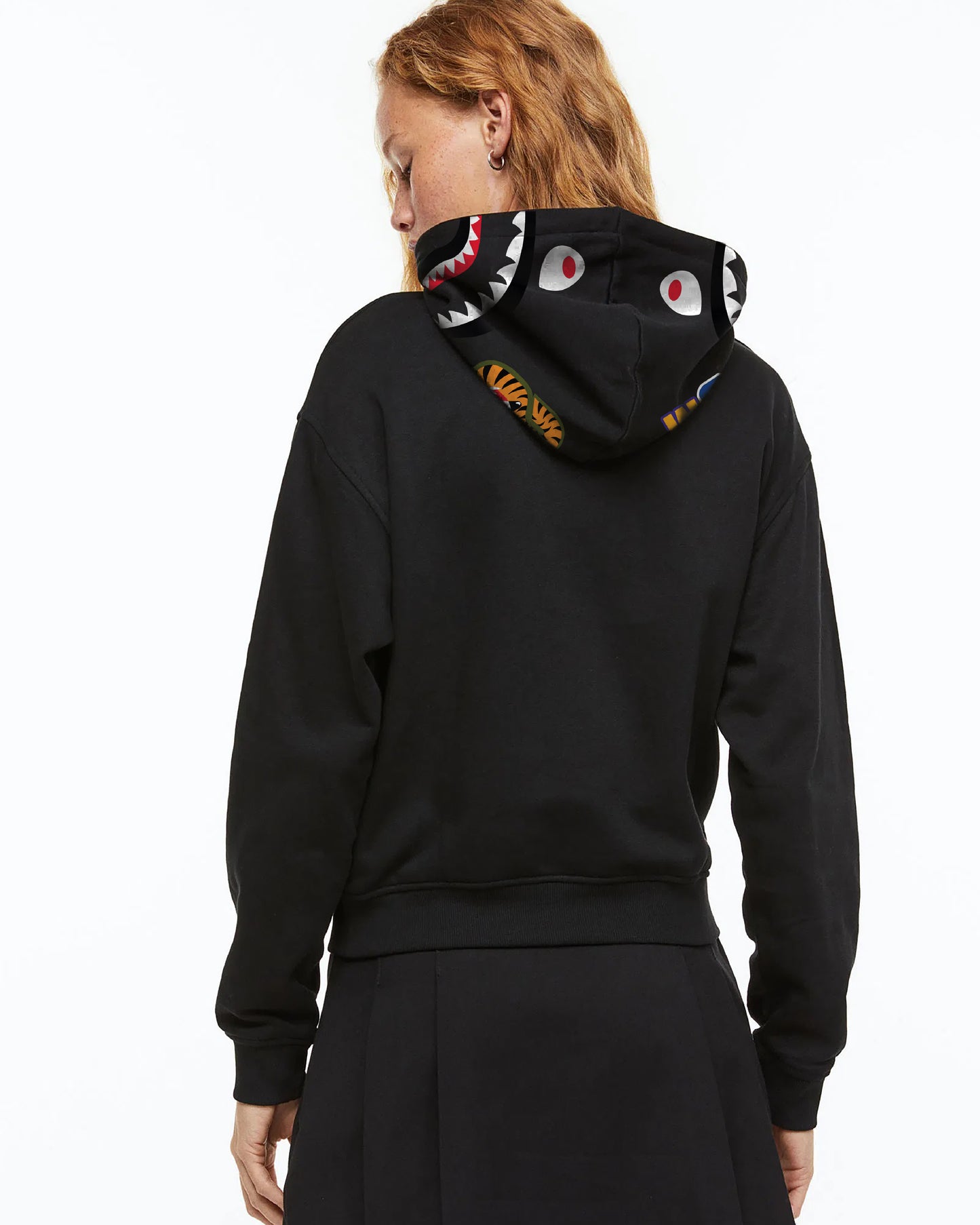 HOODIE BÁSICO NEGRO BAPE