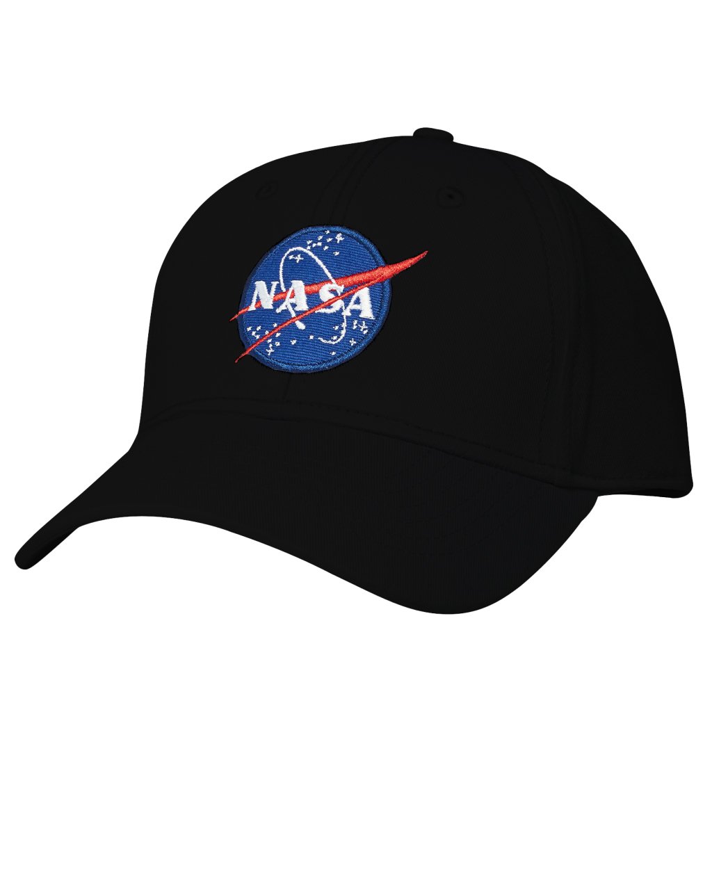 GORRA NEGRA LOGO NASA