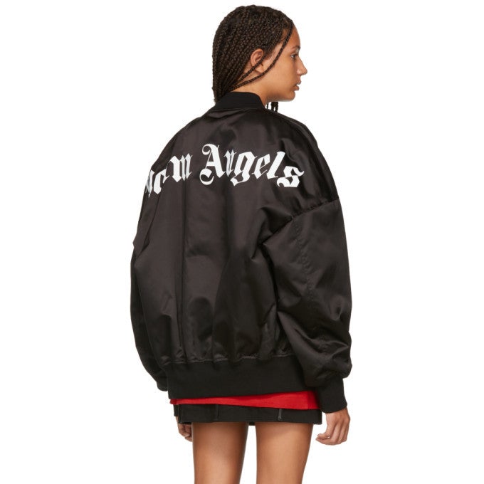 BOMBER JACKET PALM ANGELS NEGRA