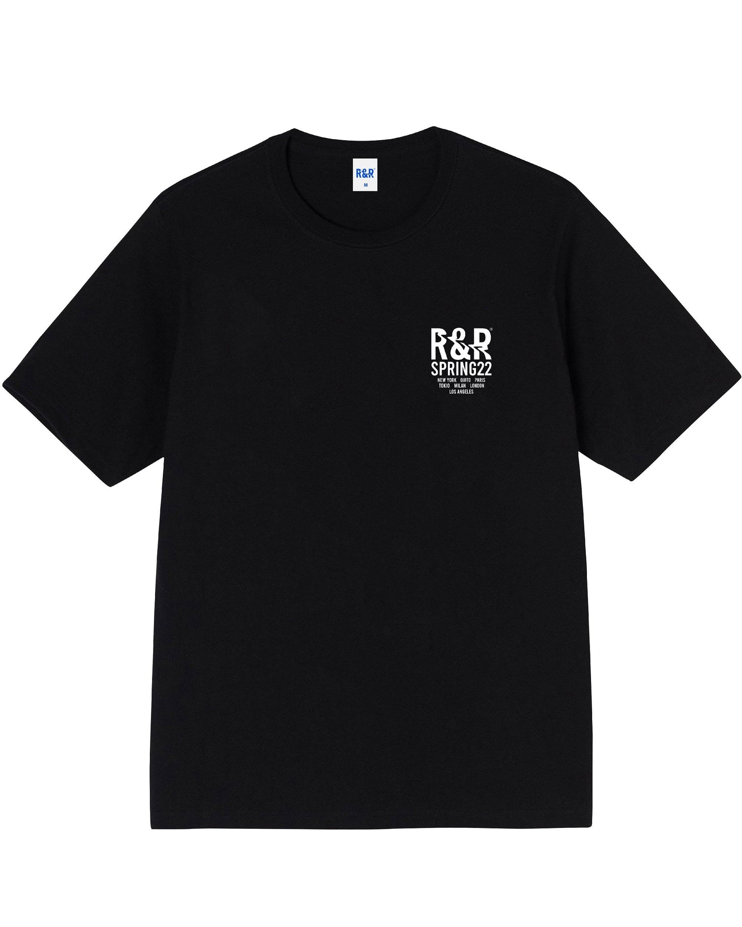 CAMISETA NEGRA R&R FLOREAL
