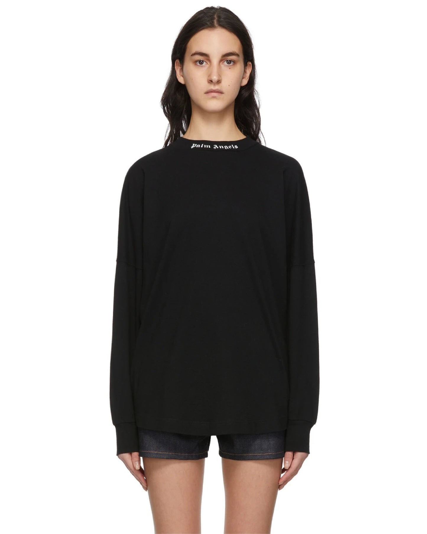 BUZO SIN CAPUCHA NEGRO PALM ANGELS