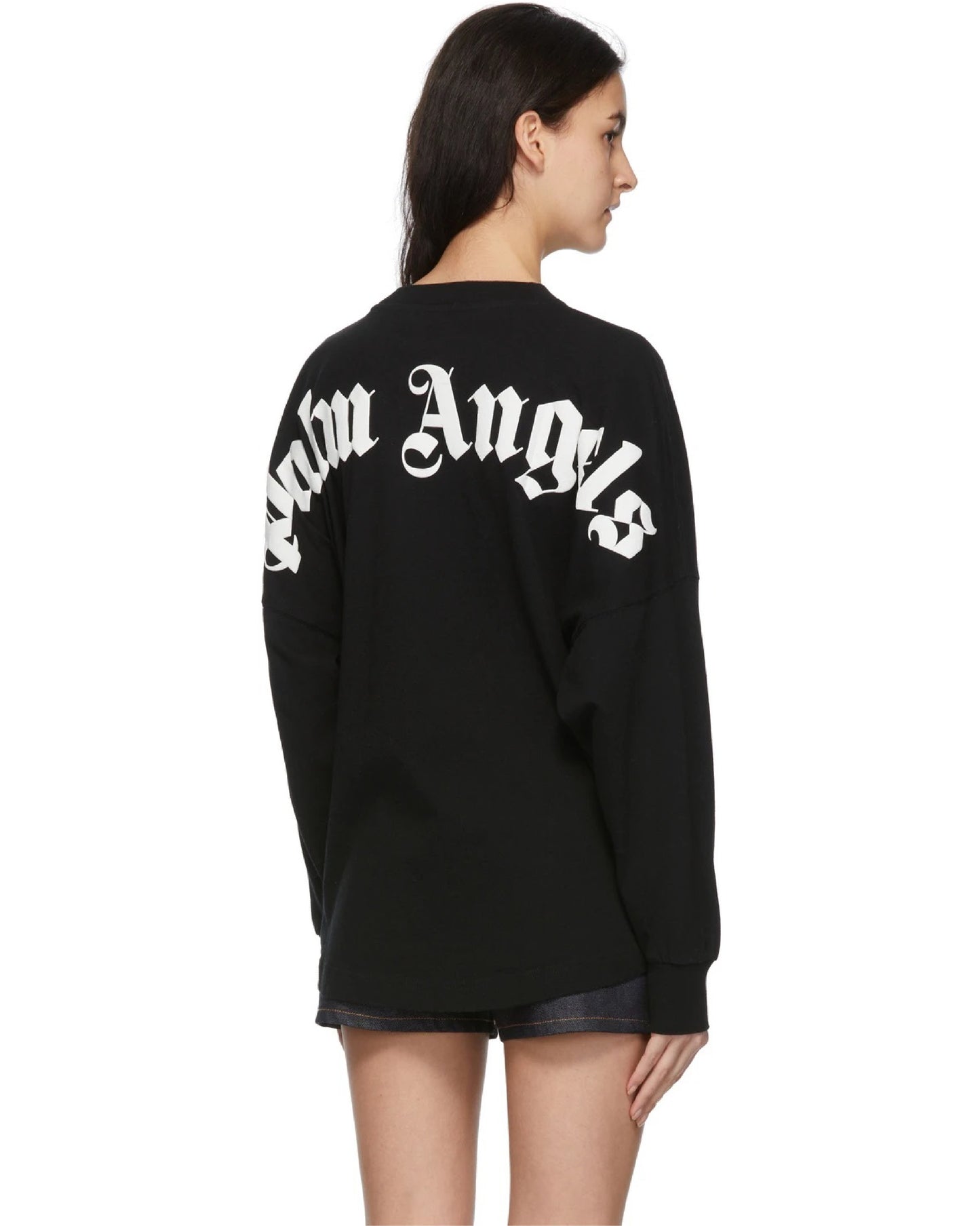 BUZO SIN CAPUCHA NEGRO PALM ANGELS