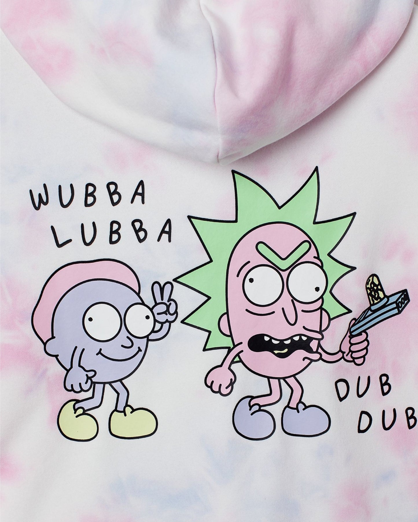 HOODIE TIE DYE RICK AND MORTY