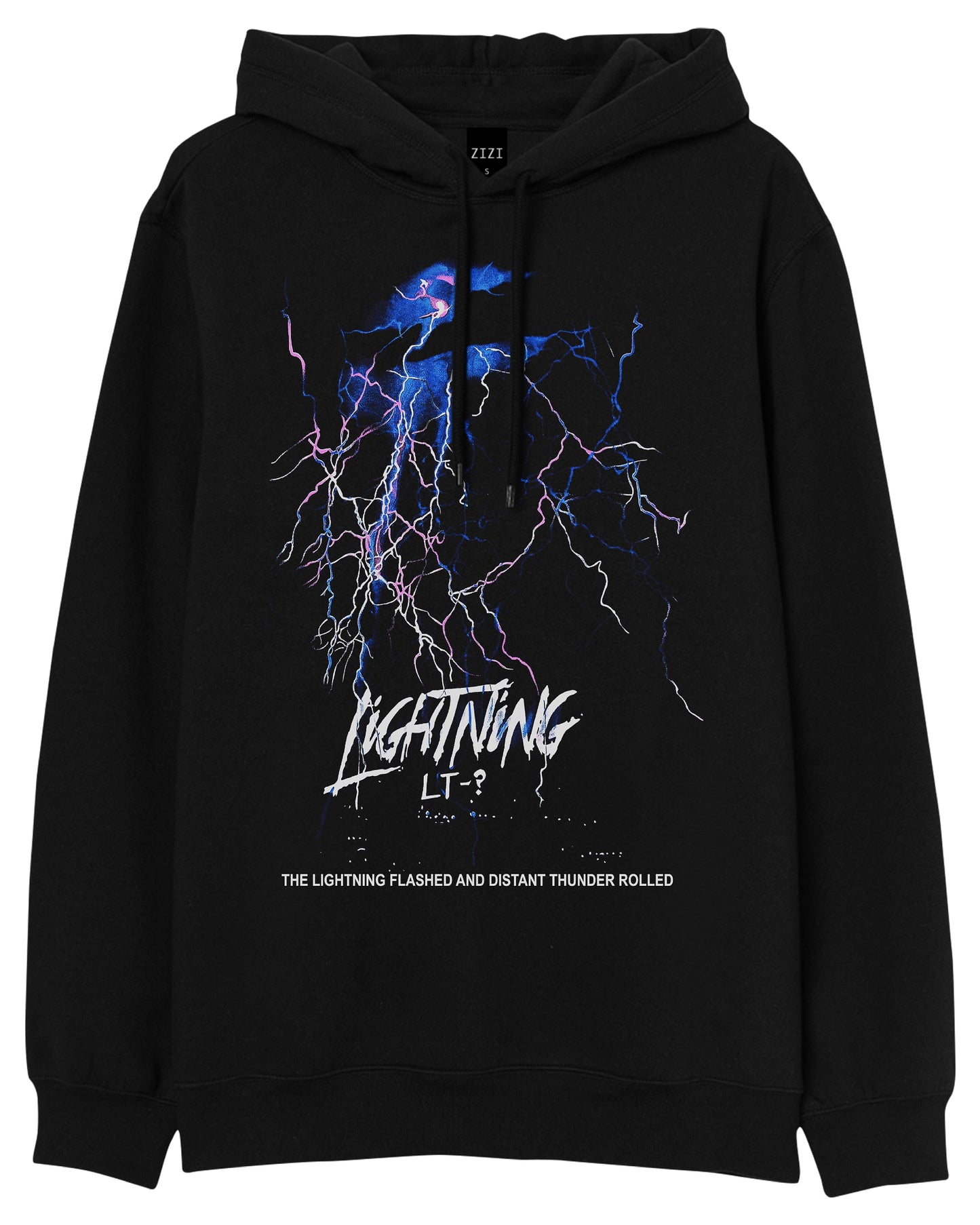 HOODIE LIGHTNING NEGRA