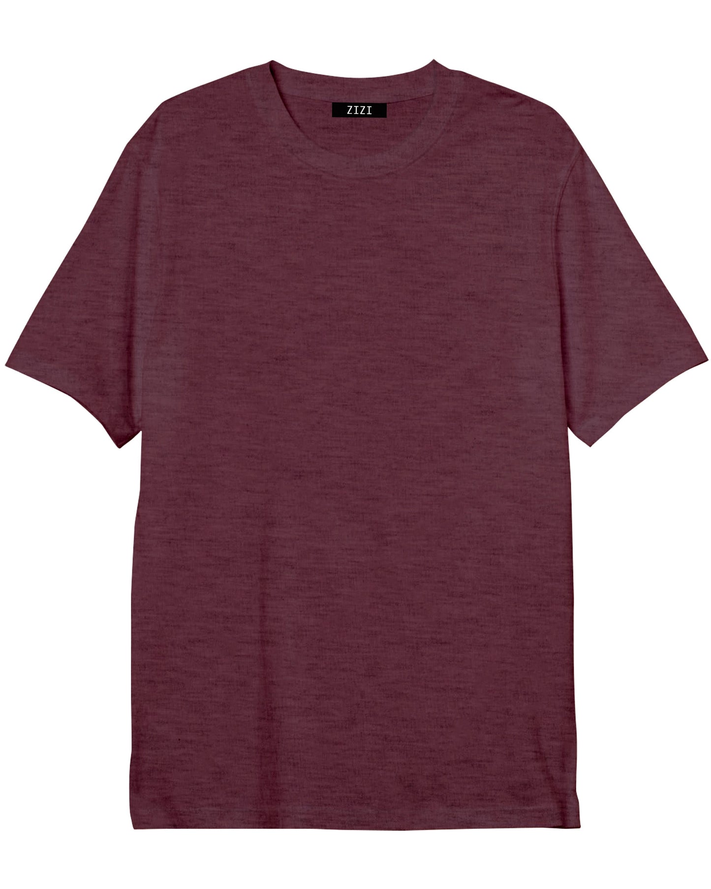 CAMISETA JASPEADA VINO