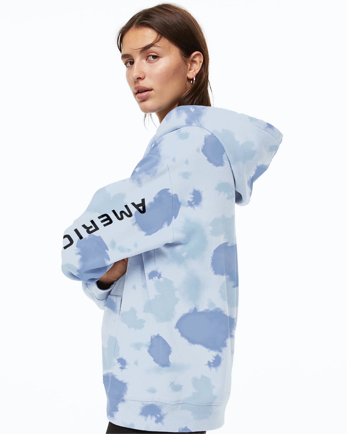 HOODIE NASA TIE DYE CELESTE