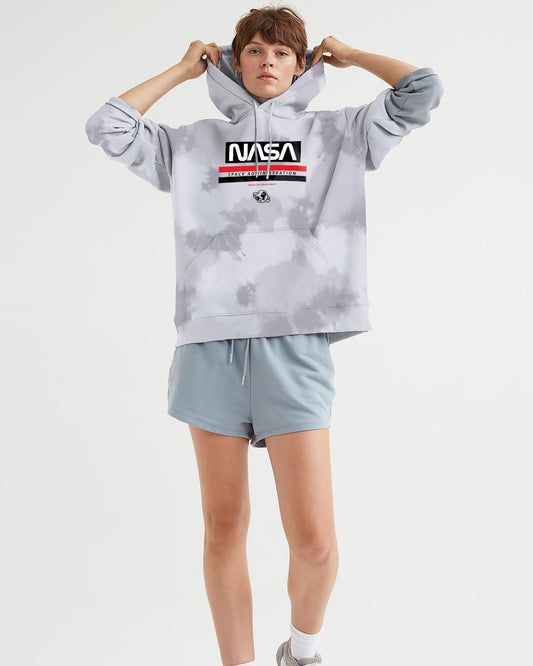 HOODIE NASA TIE DYE GRIS