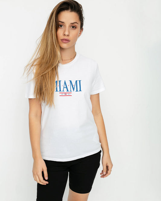 CAMISETA BLANCA MIAMI