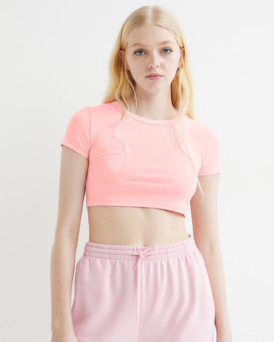 CROP TOP RIBB TAXO