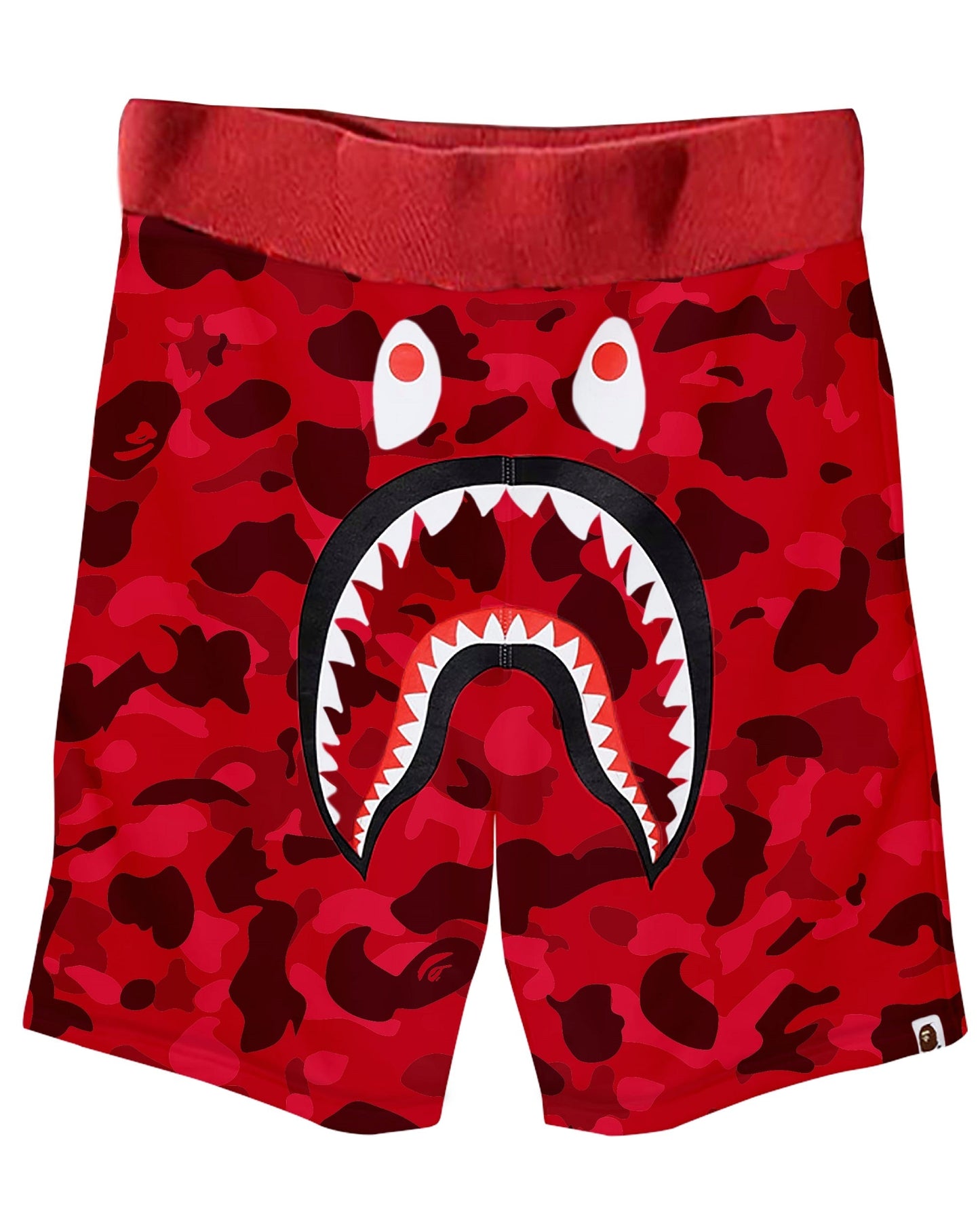 SHORT BAPE ROJO