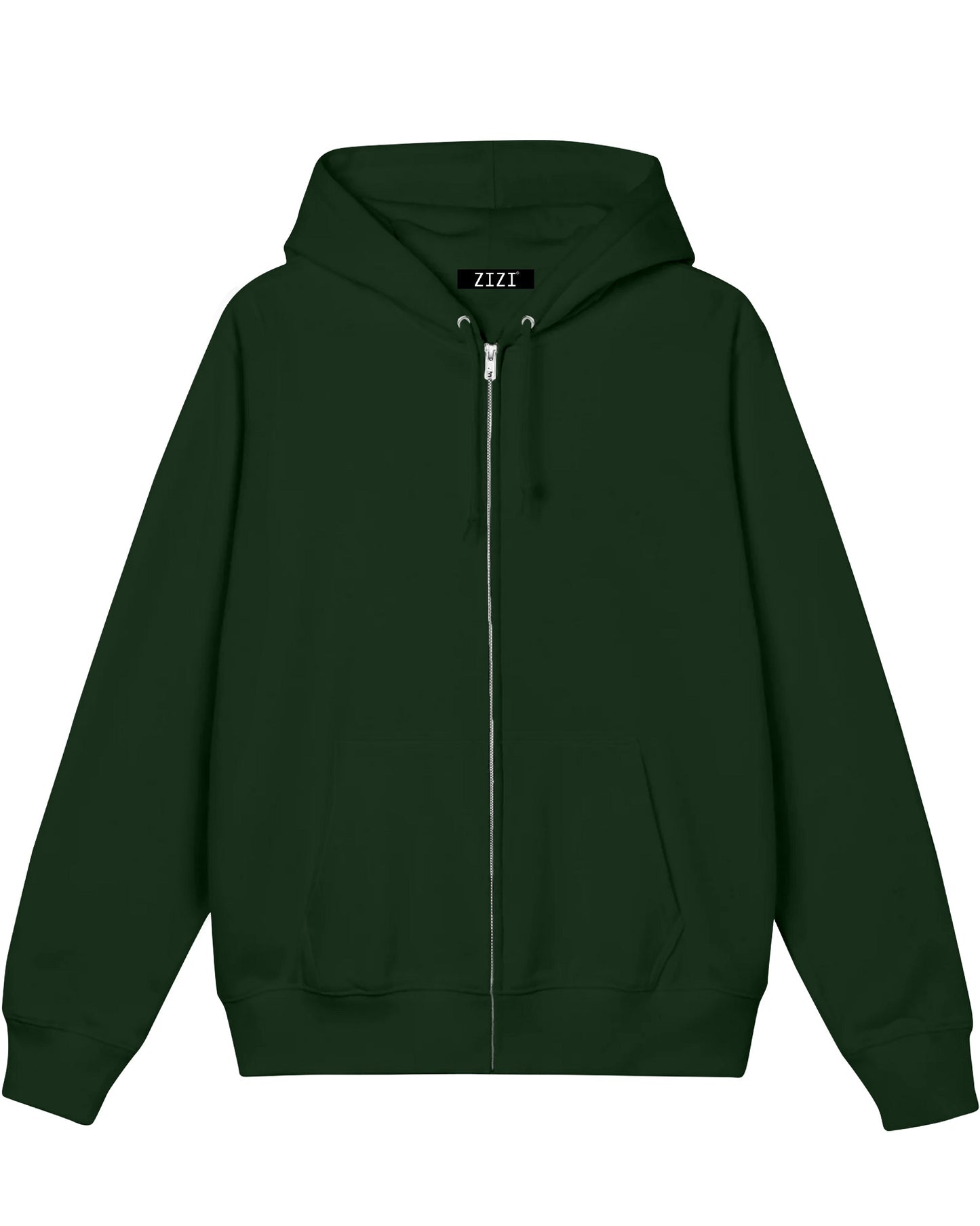 CHOMPA FLEECE VERDE BOTELLA
