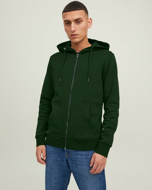 CHOMPA FLEECE VERDE BOTELLA