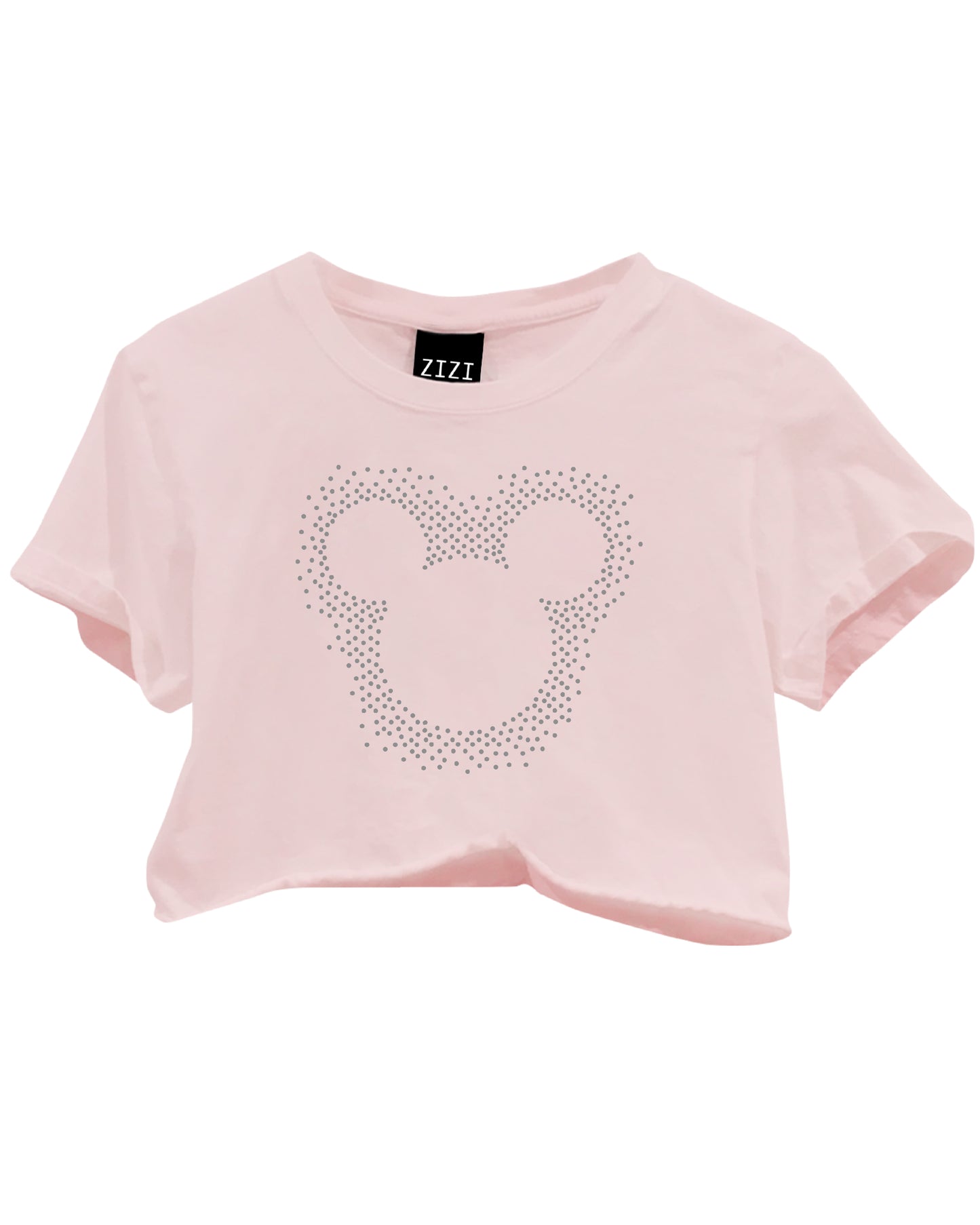 CROP TOP MICKEY ROSA