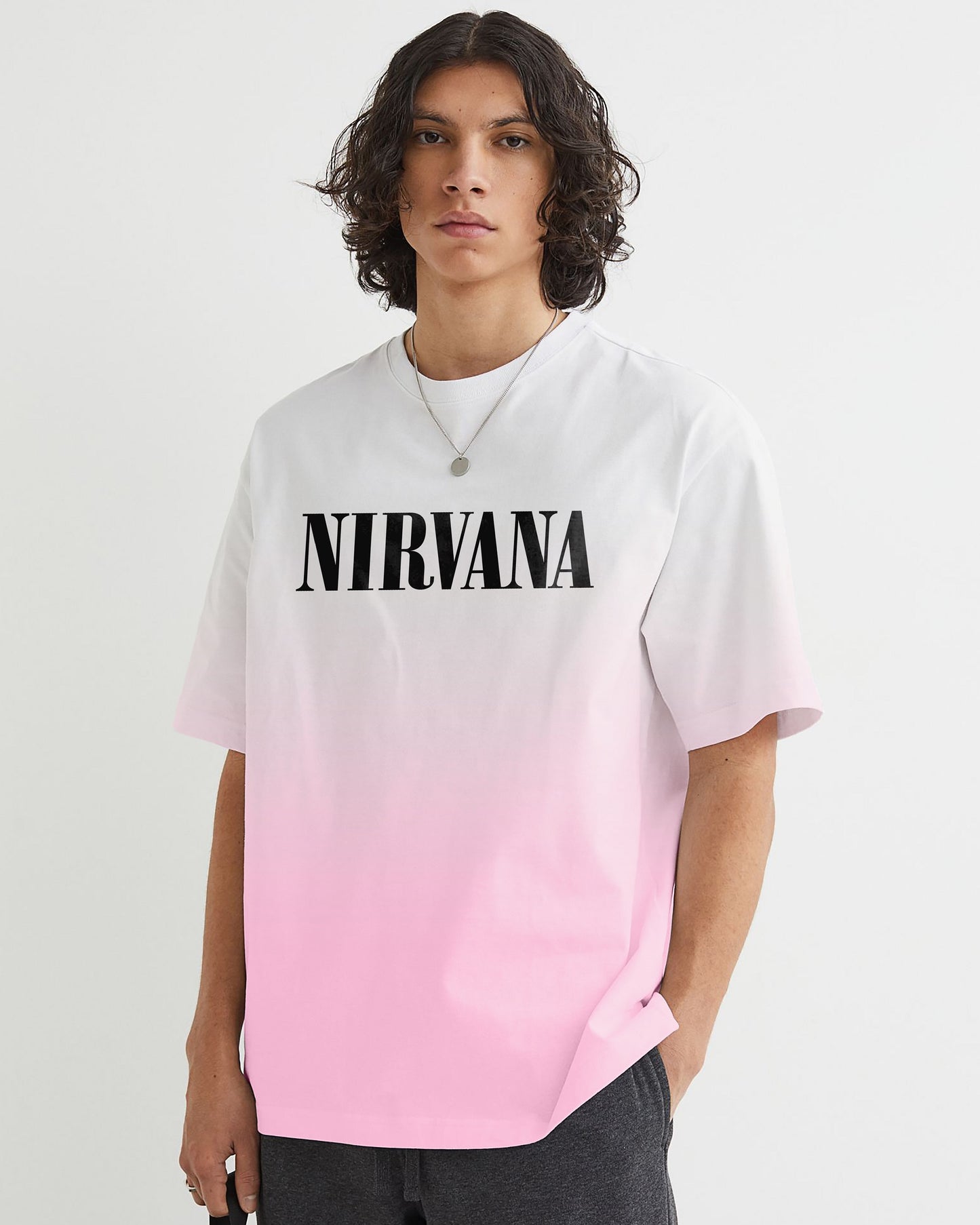 CAMISETA TINT ROSADO CARITA NIRVANA