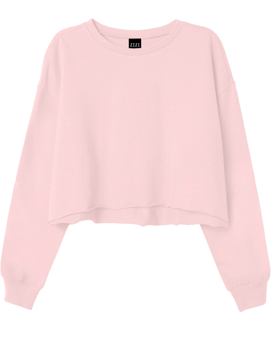 CROP BUZO ROSA