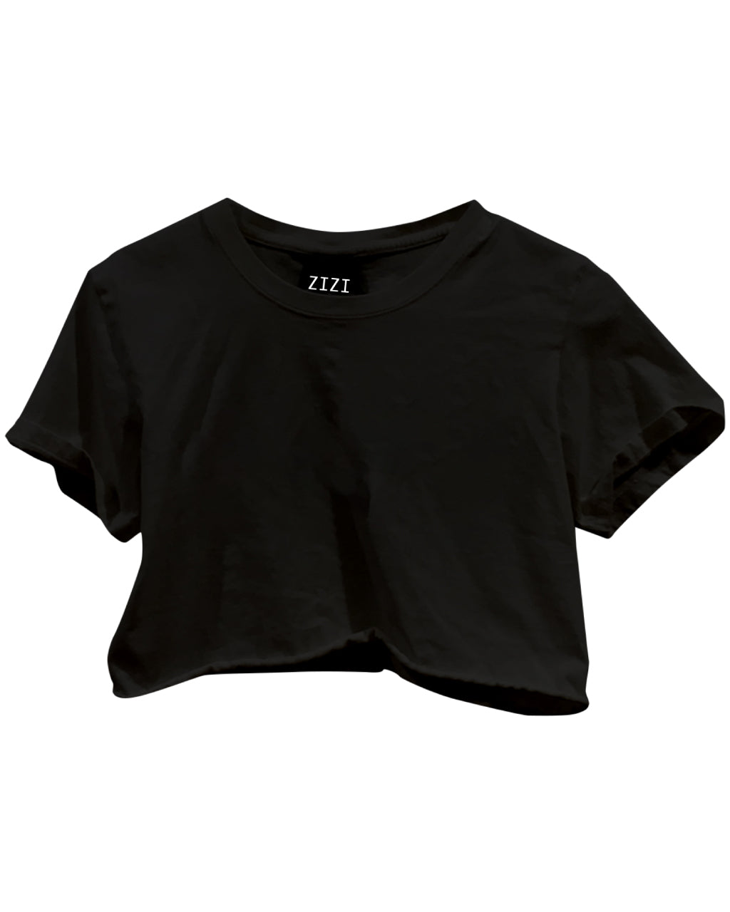 A veces Búho poco CROP TOP NEGRO – ZIZI