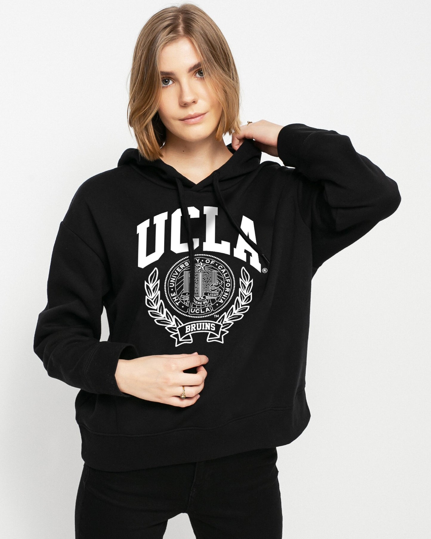 HOODIE NEGRO UCLA