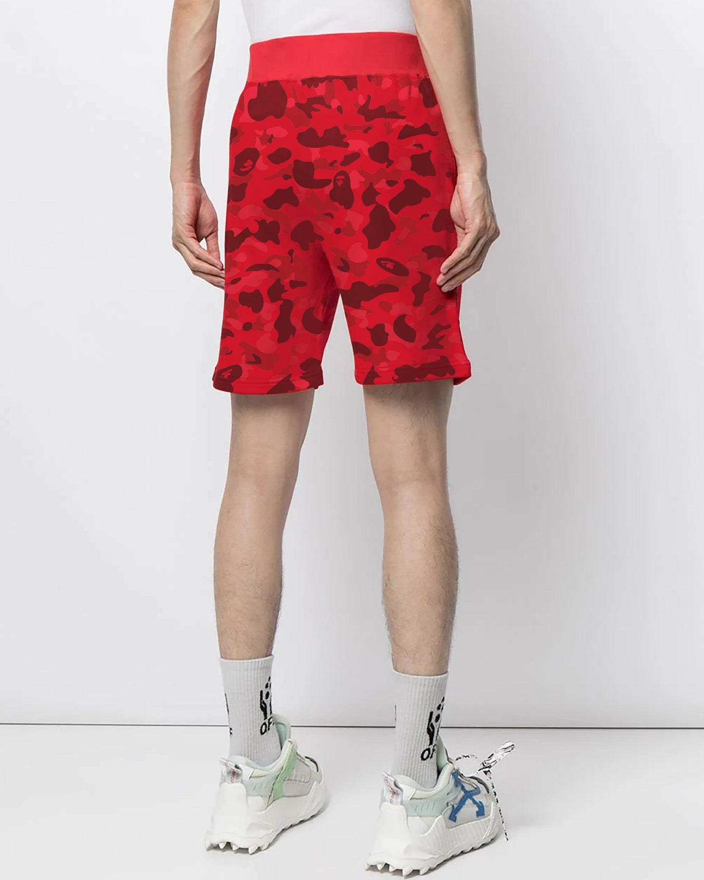 SHORT BAPE ROJO