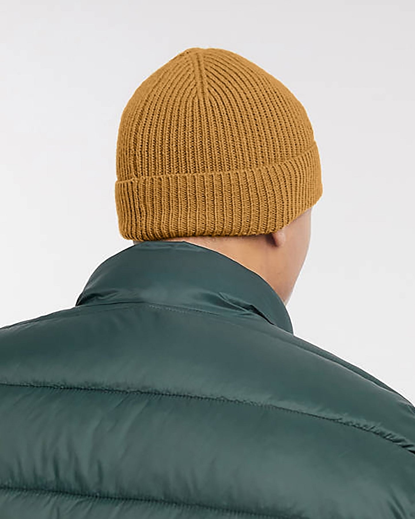 GORRO DE LANA - MOSTAZA