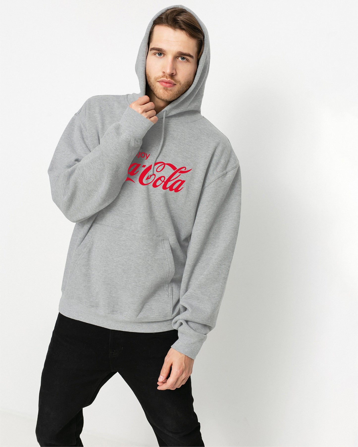 SUDADERA COCA-COLA GRIS