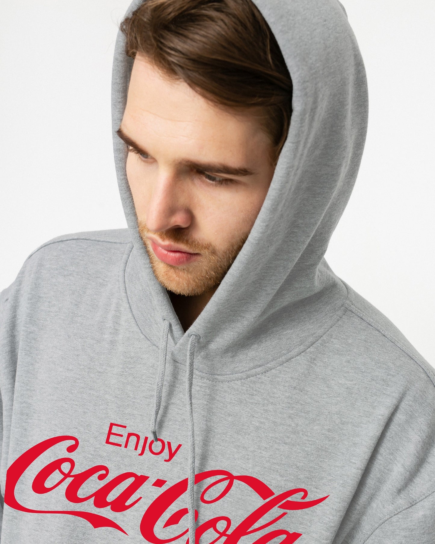 SUDADERA COCA-COLA GRIS