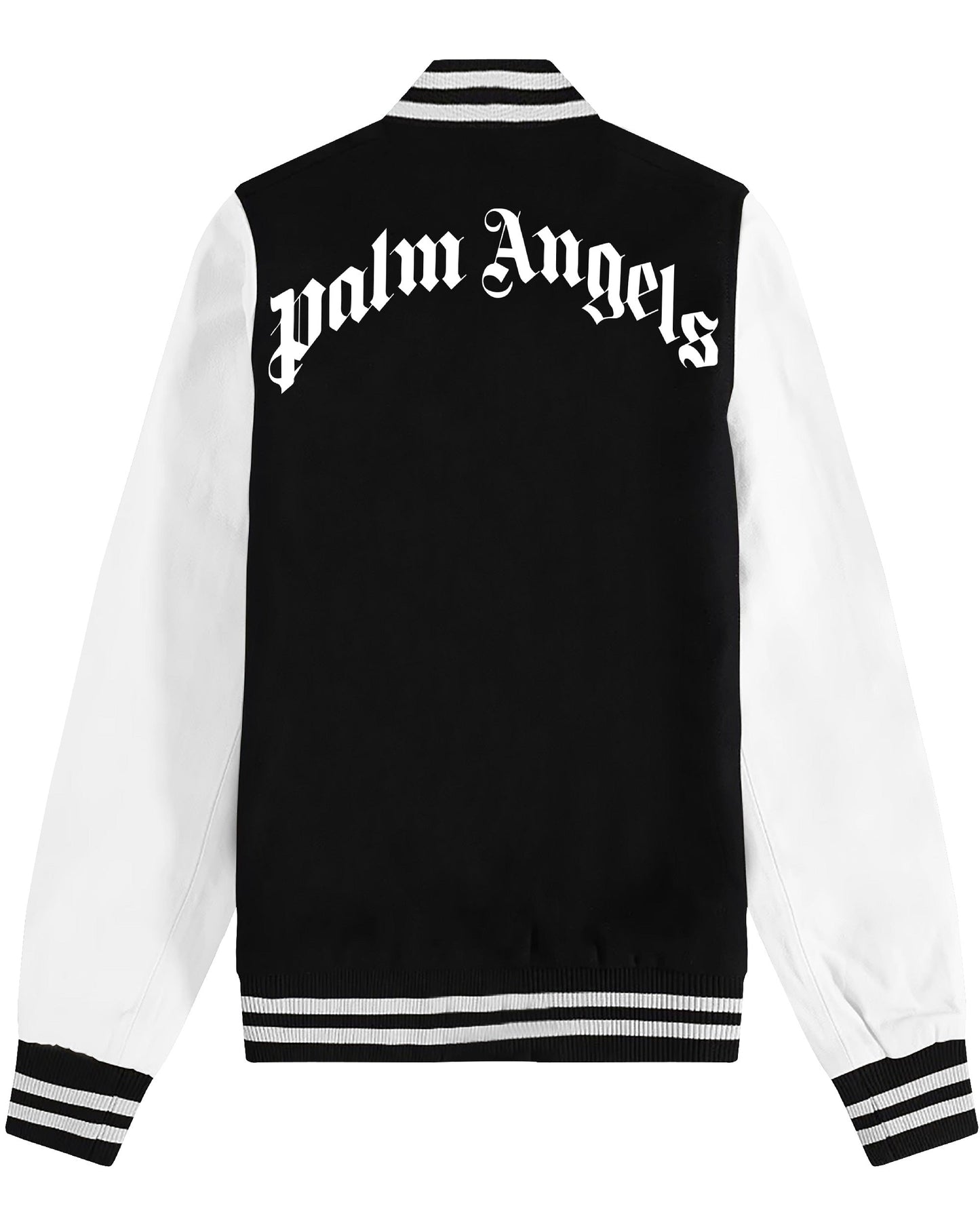 CHAQUETA UNIVERSITARIA NEGRA PALM ANGELS