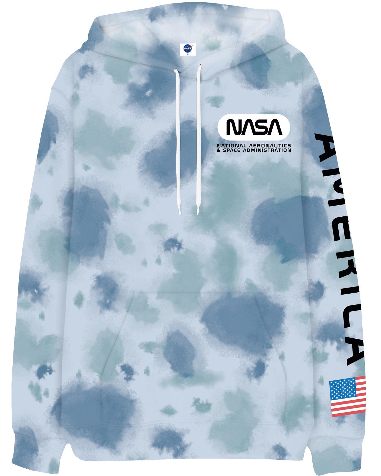 HOODIE NASA TIE DYE CELESTE