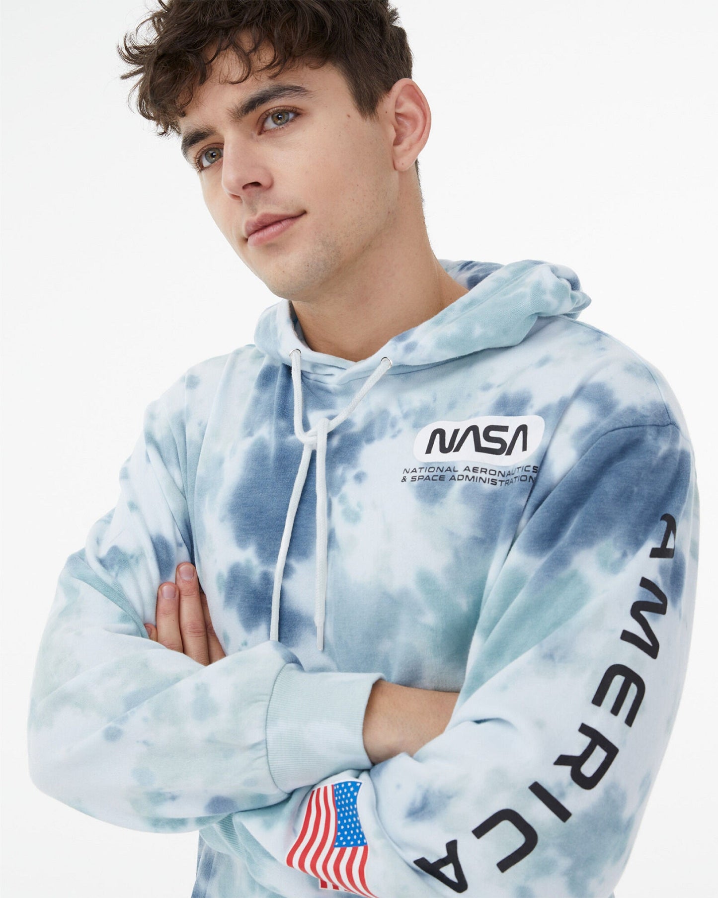 HOODIE NASA TIE DYE CELESTE