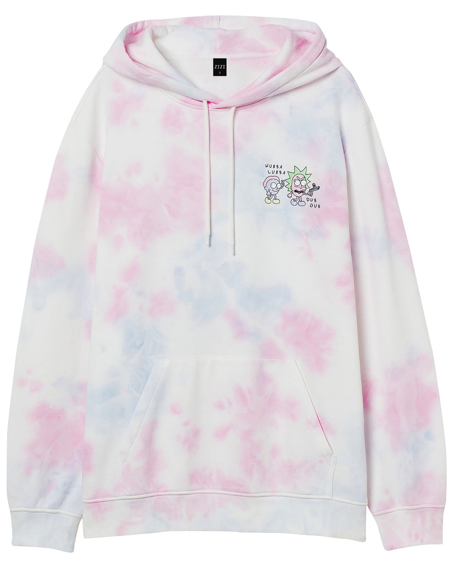 HOODIE TIE DYE RICK AND MORTY