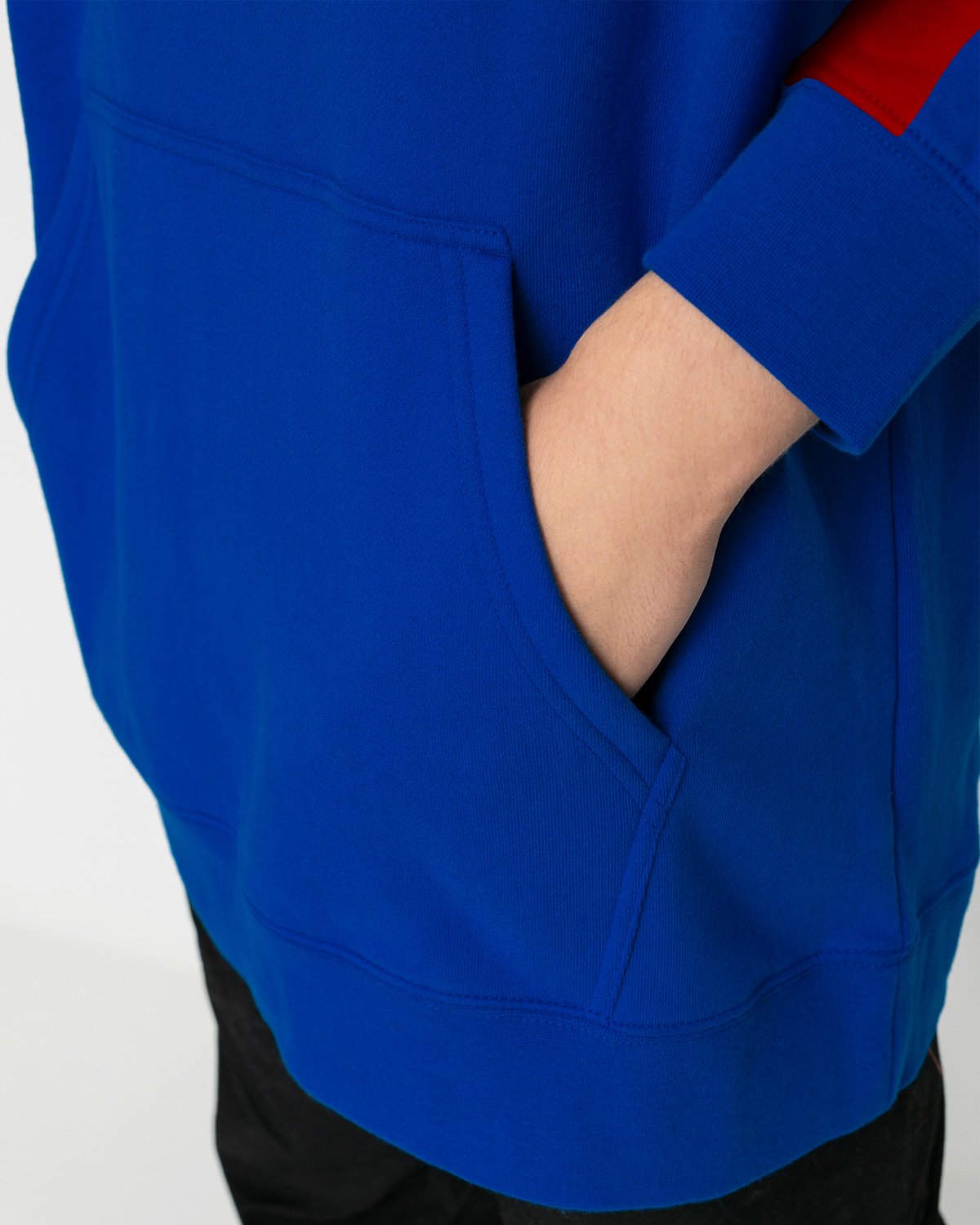HOODIE NASA AZUL CON ROJO