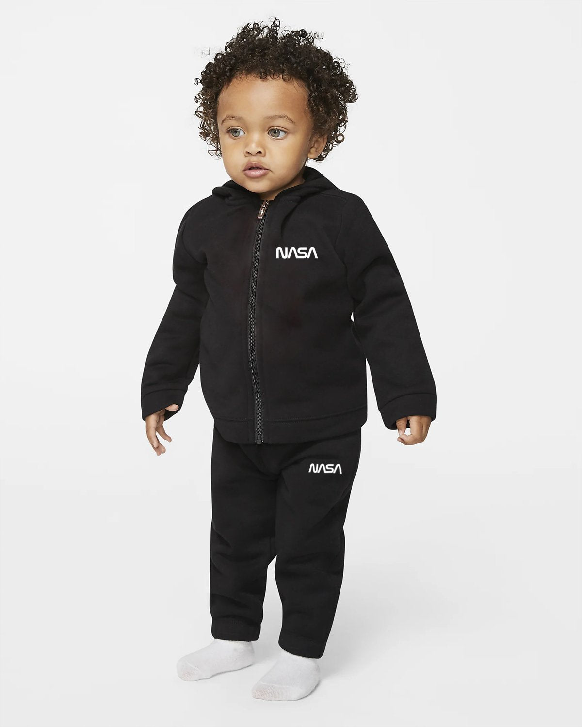 JOGGER DE NIÑO NASA NEGRO