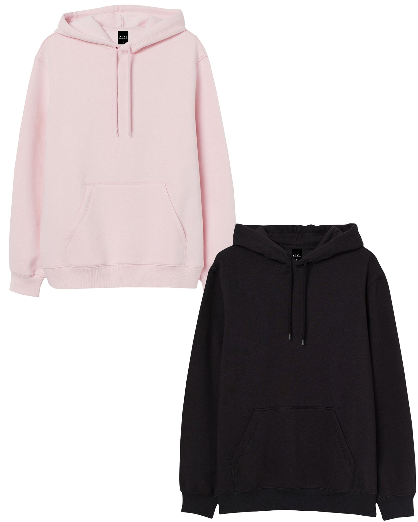CONJUNTO NEW YORK (HOODIE NEGRO + HOODIE ROSA)