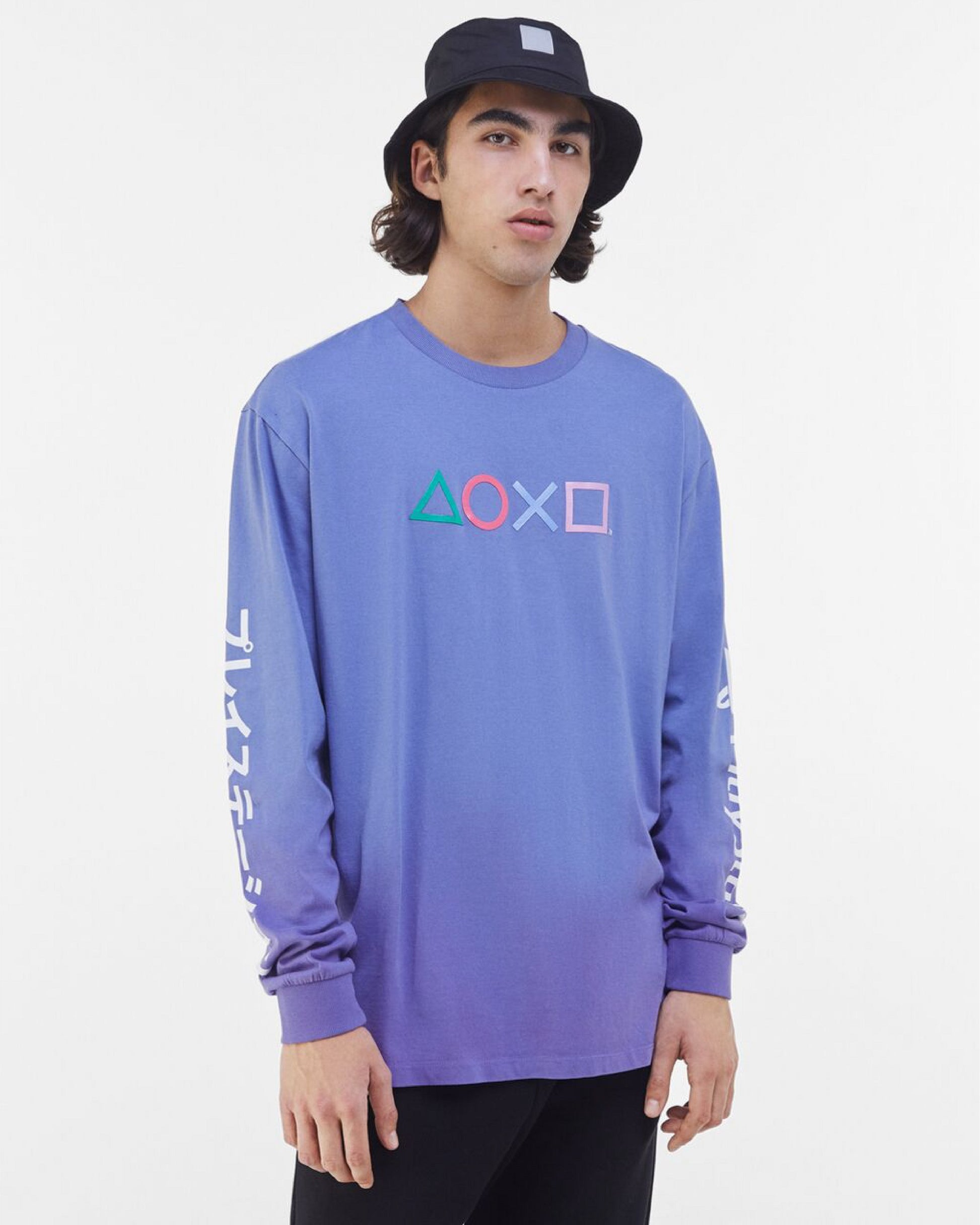 BUZO LILA ESTAMPADO FIGURAS GEOMÉTRICAS – ZIZI - Main Image