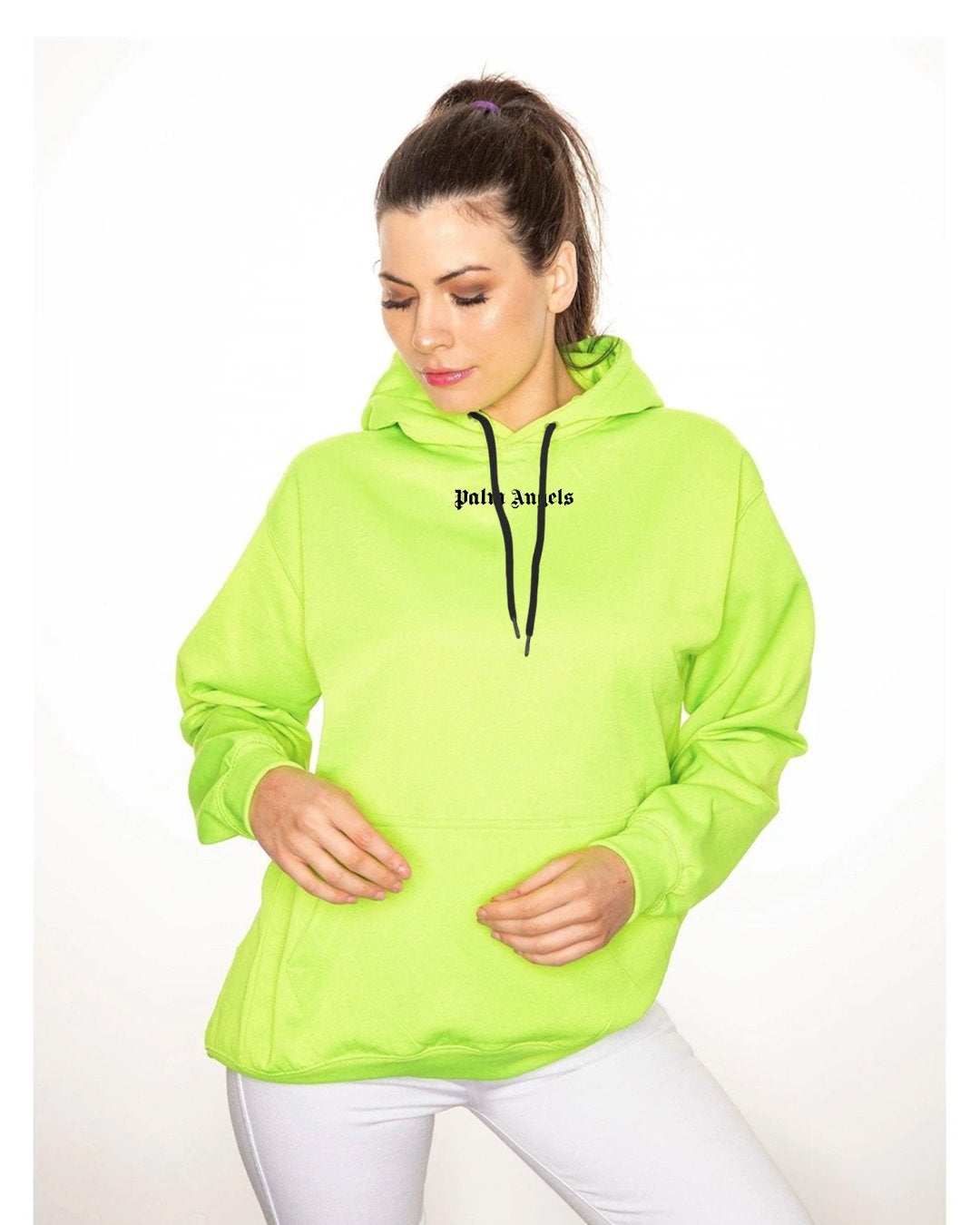 HOODIE VERDE PALM ANGELS