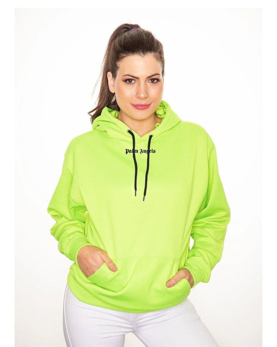 HOODIE VERDE PALM ANGELS