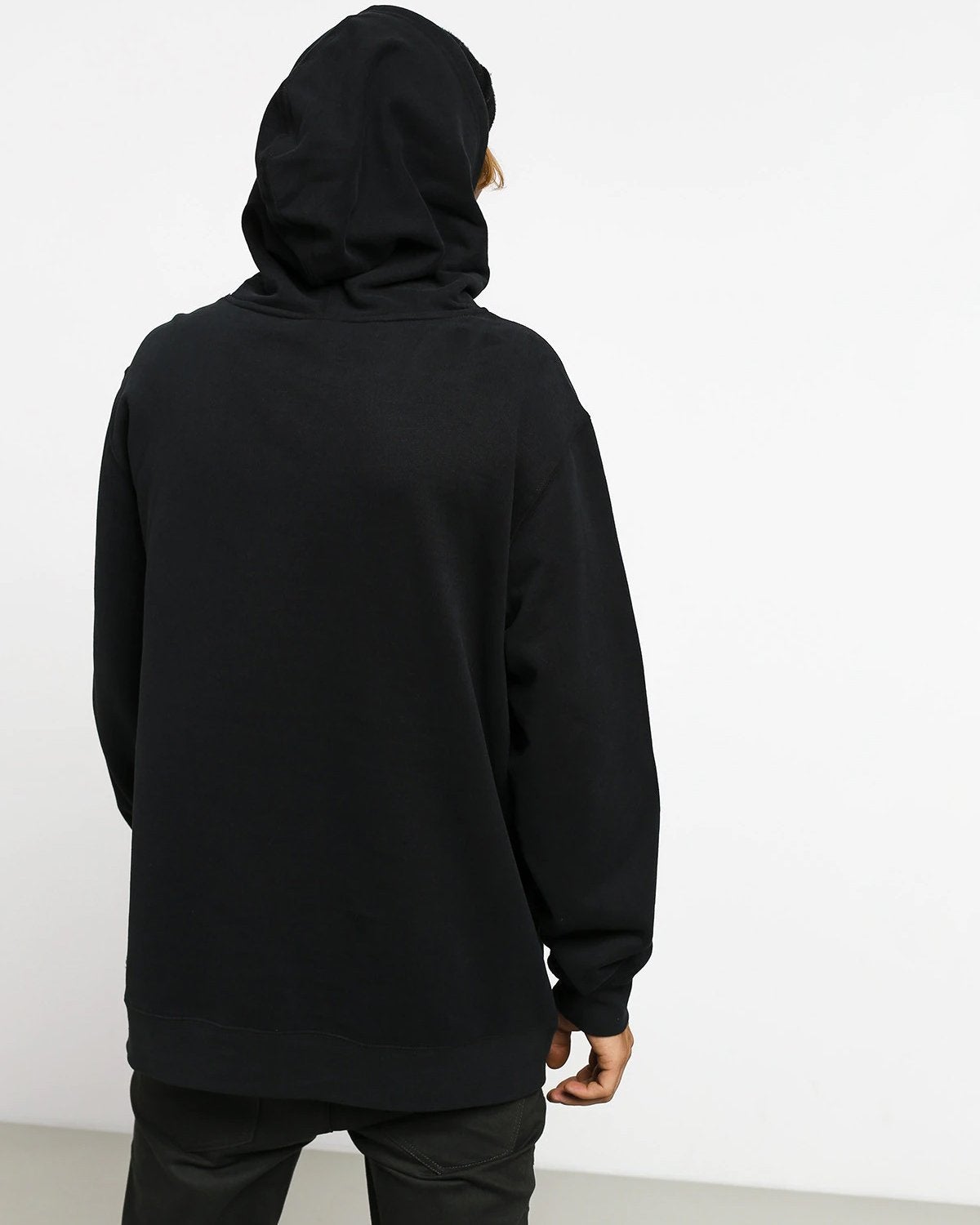 HOODIE NEGRO PALM ANGELS SPRAY AMARILLO